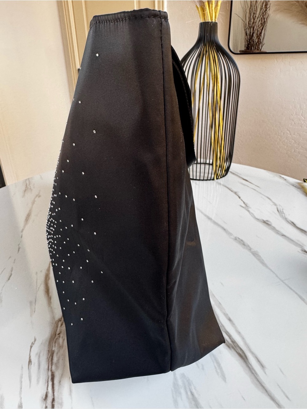 Victoria's Secret Black Tote with Rhinestone VS Logo - Picture 11 of 12